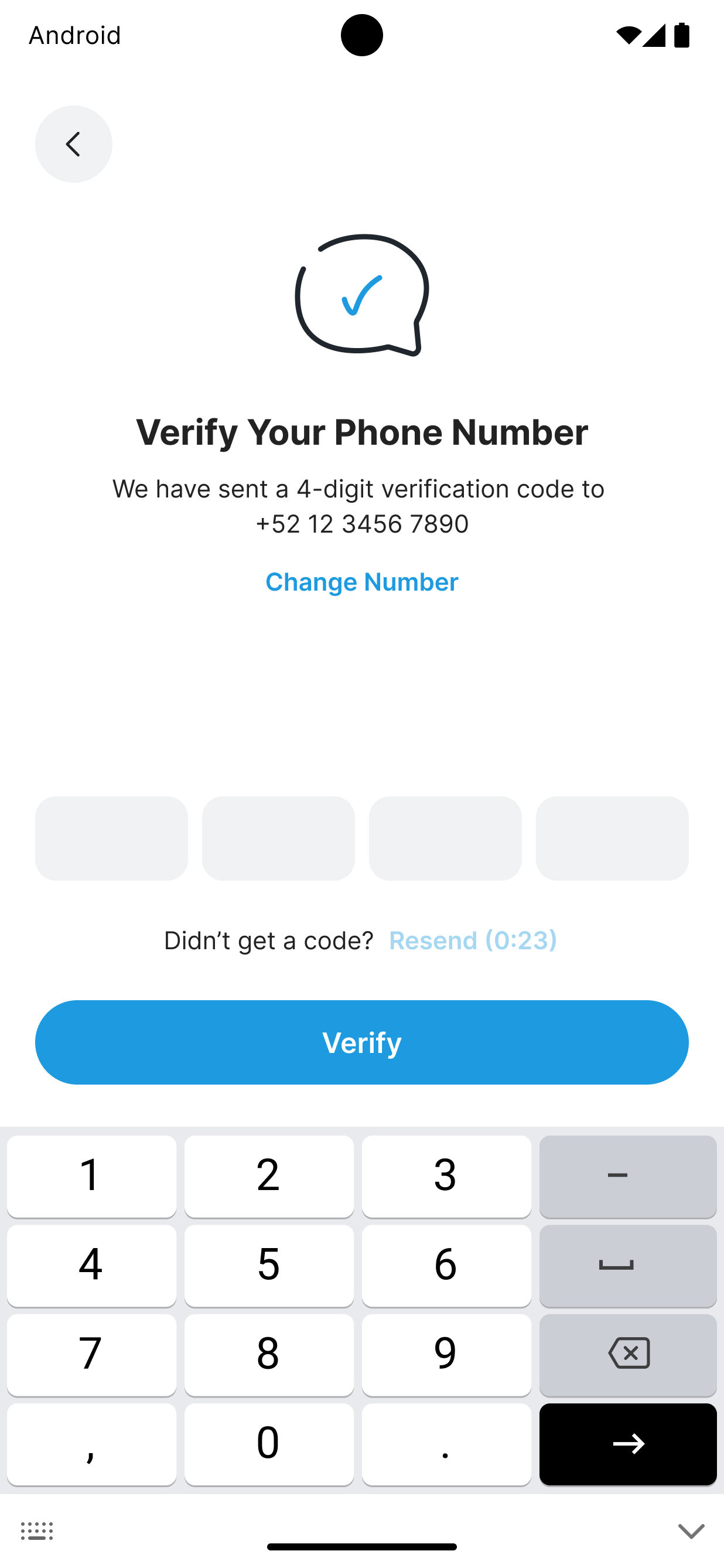 Phone Verification