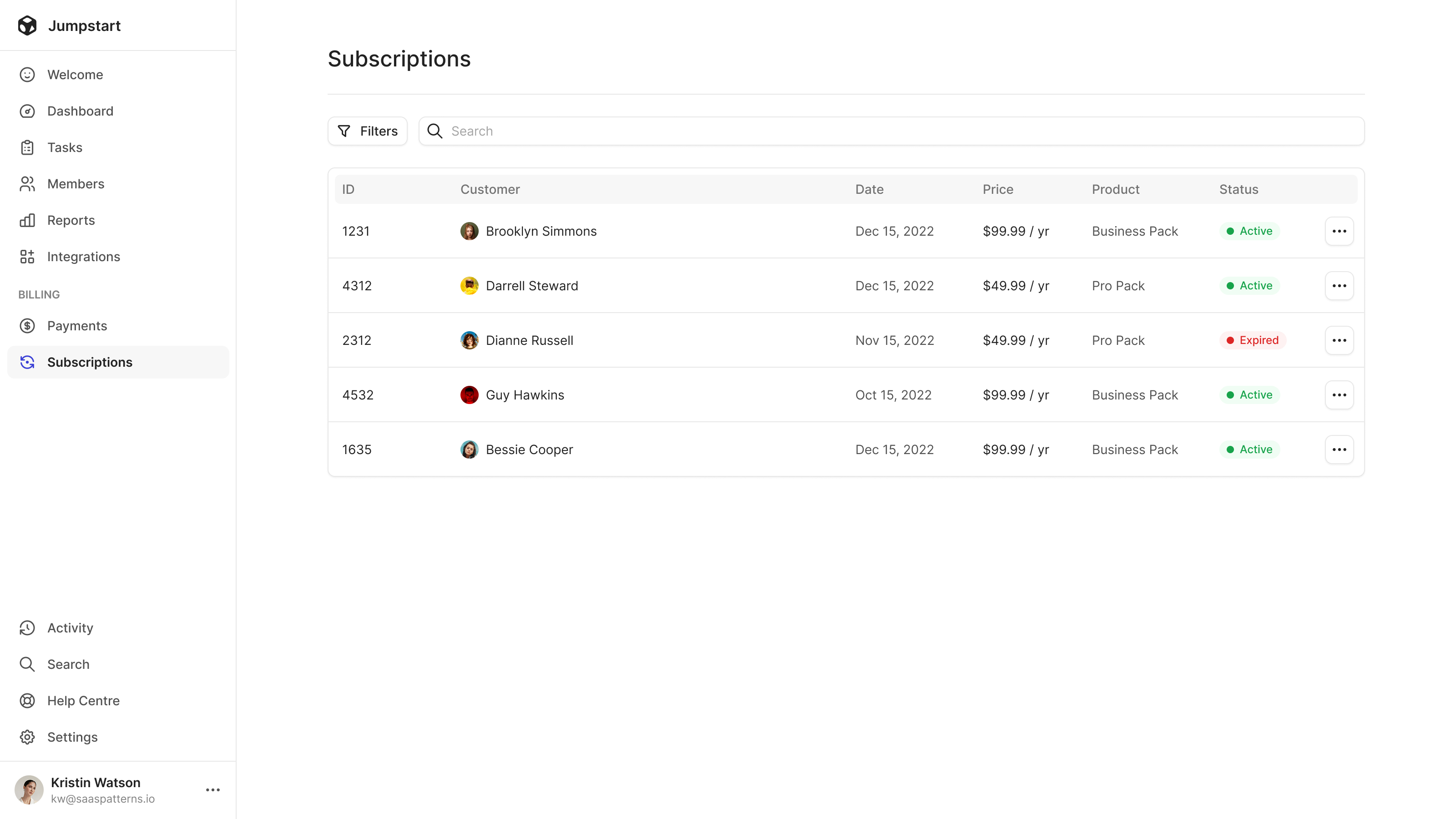 Subscriptions