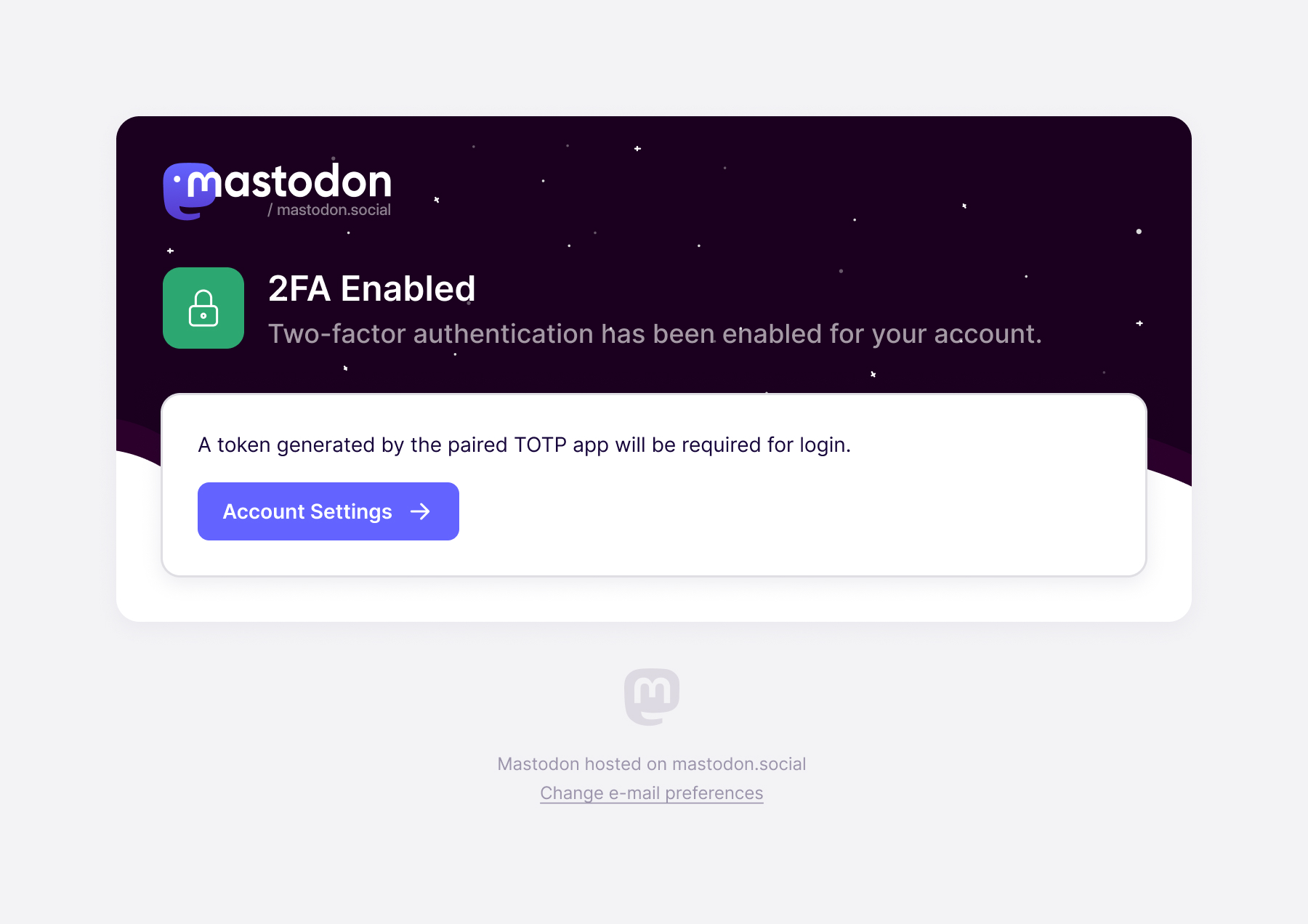 2FA Confirmation