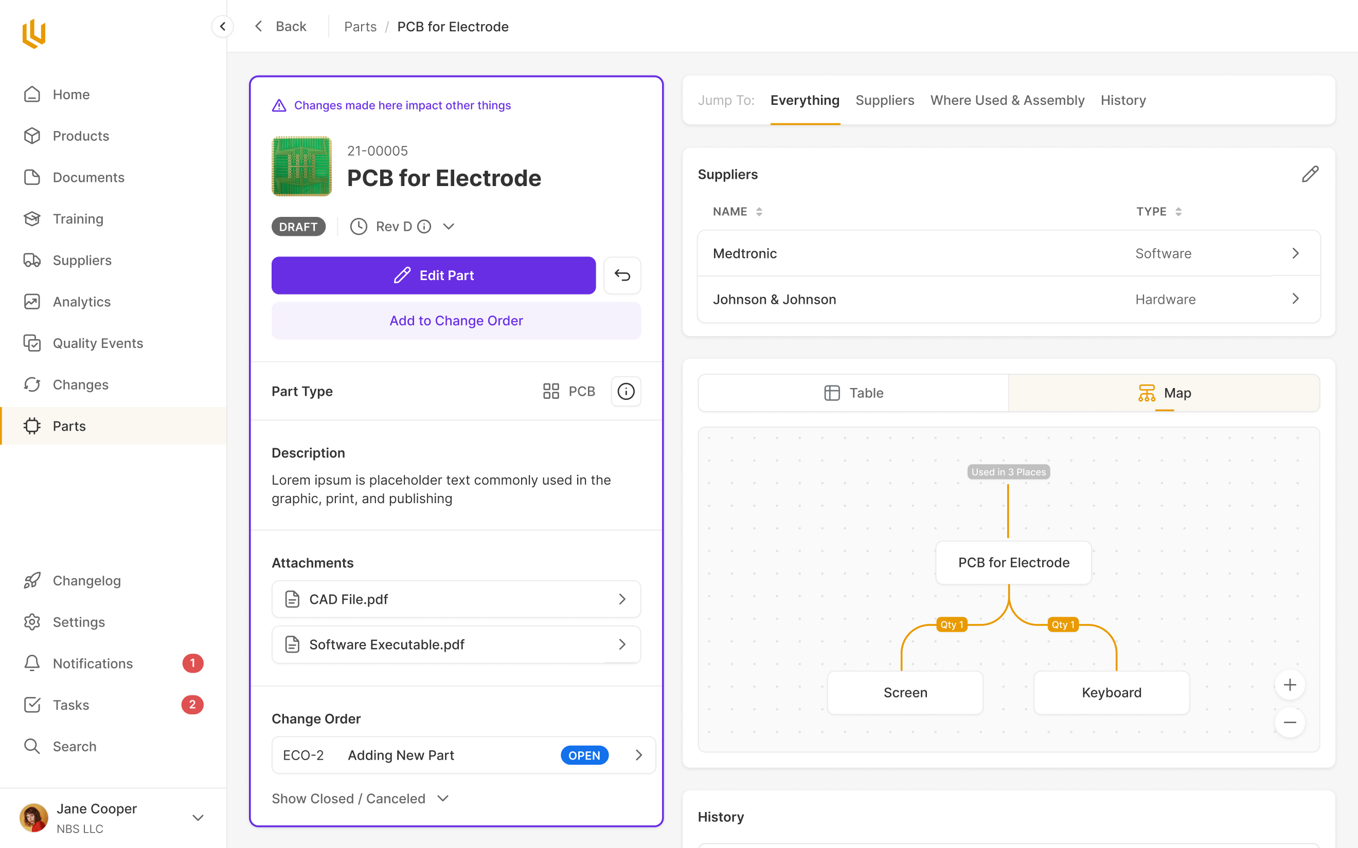 PCB for Electrode